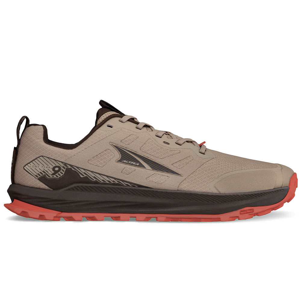 Men's Altra Lone Peak 9, Brown, 10.5 D Medium