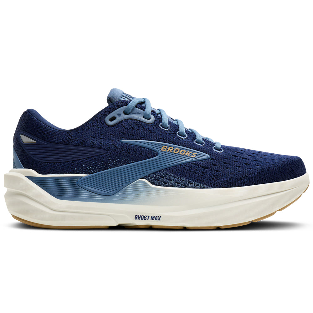 Men's Brooks Ghost Max 3, Blue/Starfish/Moonlight, 9 D Medium