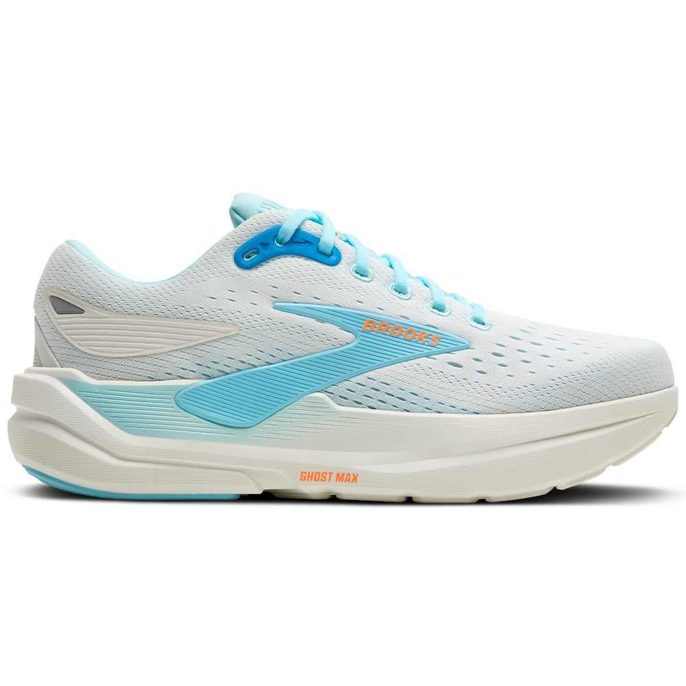 Men's Brooks Ghost Max 3, Bluewash/Atomizer/Orange, 8 D Medium
