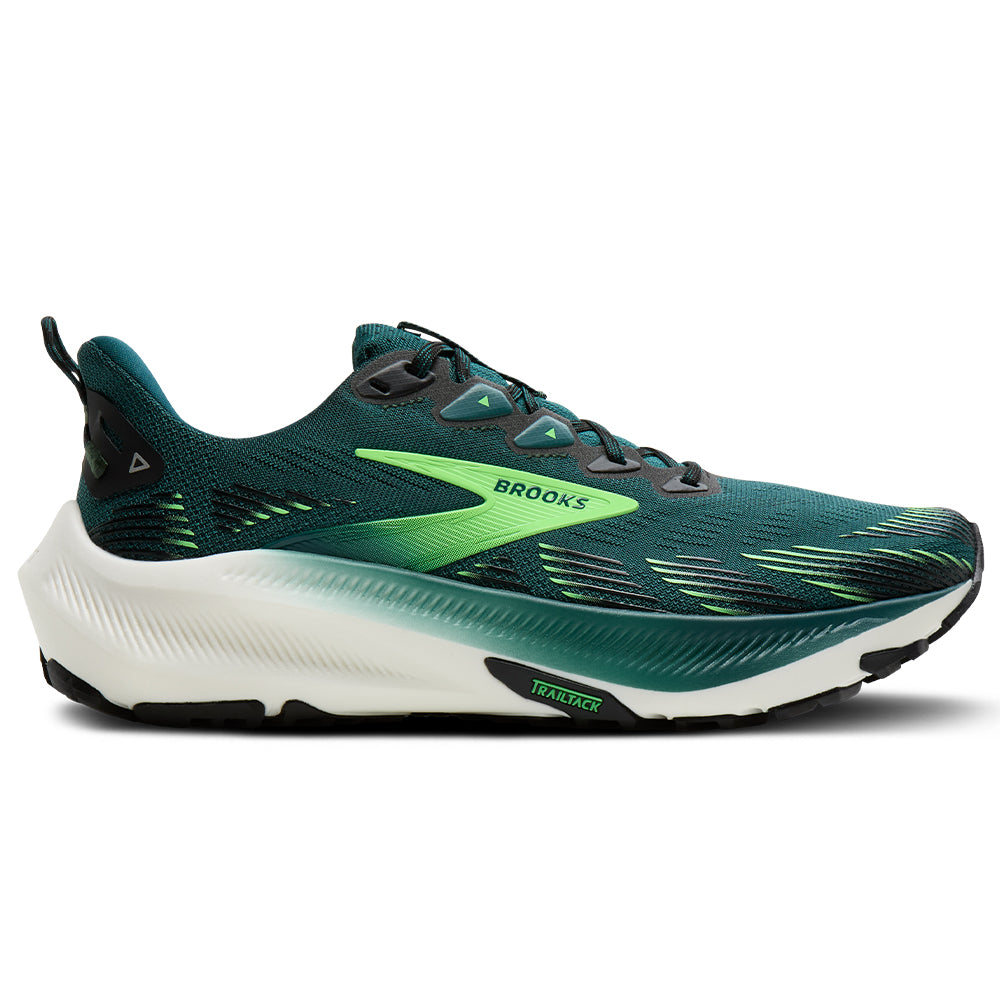 Men's Brooks Ghost Trail, Atlantic Deep/Black/Green, 12 D Medium