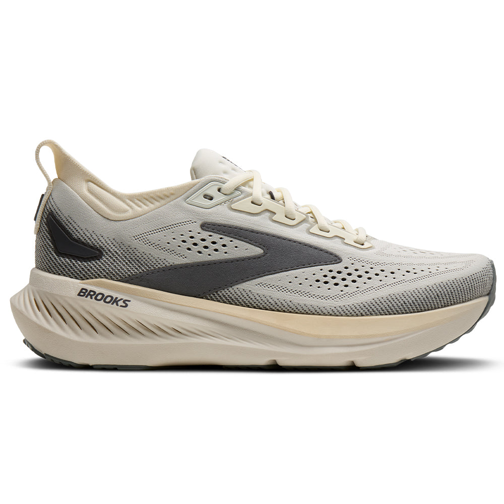 Men's Brooks Glycerin 23, Coconut/Bleached Sand/Grey, 8.5 D Medium