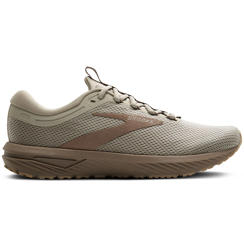 Mens Brooks Revel 7, London Fog/Falcon/Almond, 7.5 D Medium