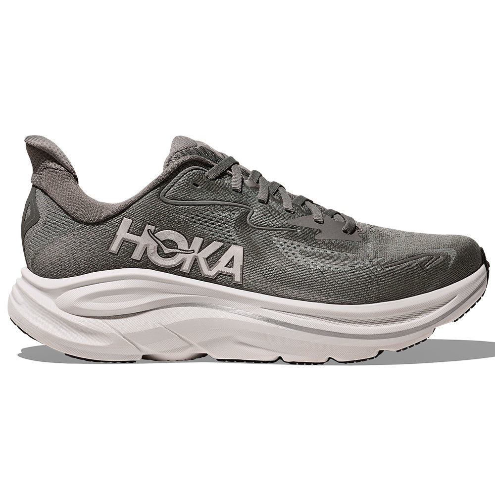 Men's Hoka Clifton 10, Asteroid/Silver, 9 D Medium