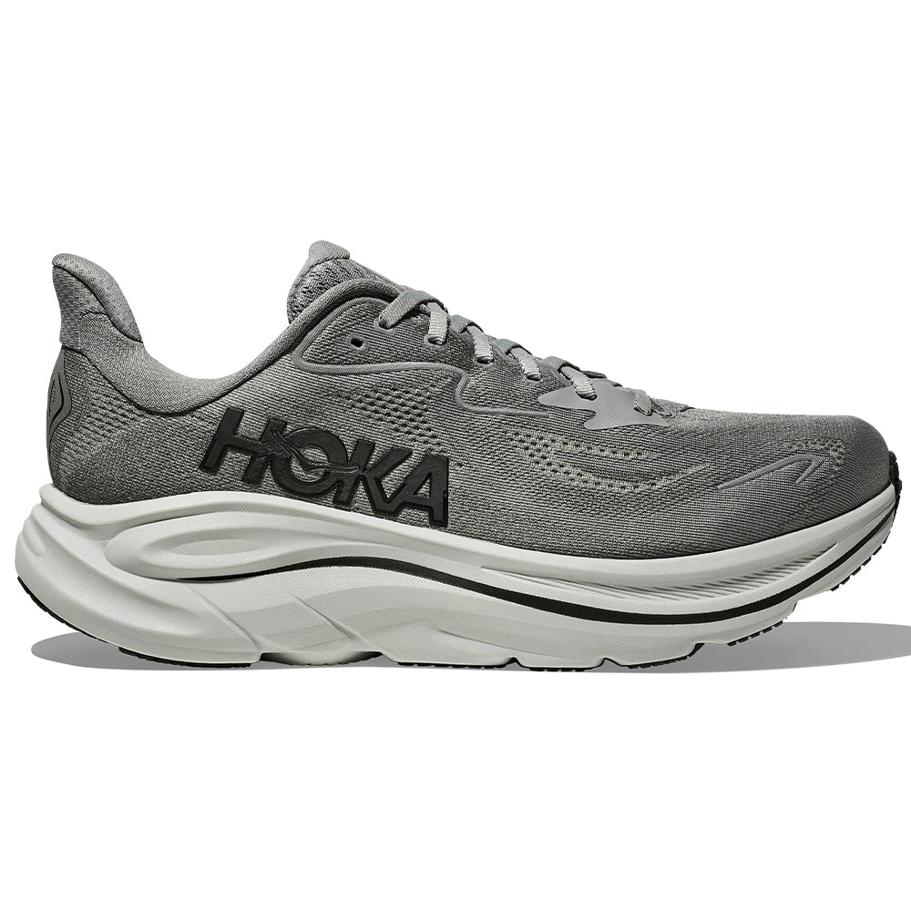 Men's Hoka Clifton 10, Galactic Grey/Asteroid, 8 D Medium