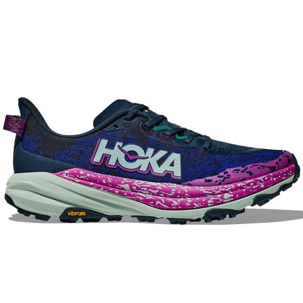 Men's Hoka Speedgoat 6, Stormy Skies/Aqua Breeze, 9.5 D Medium