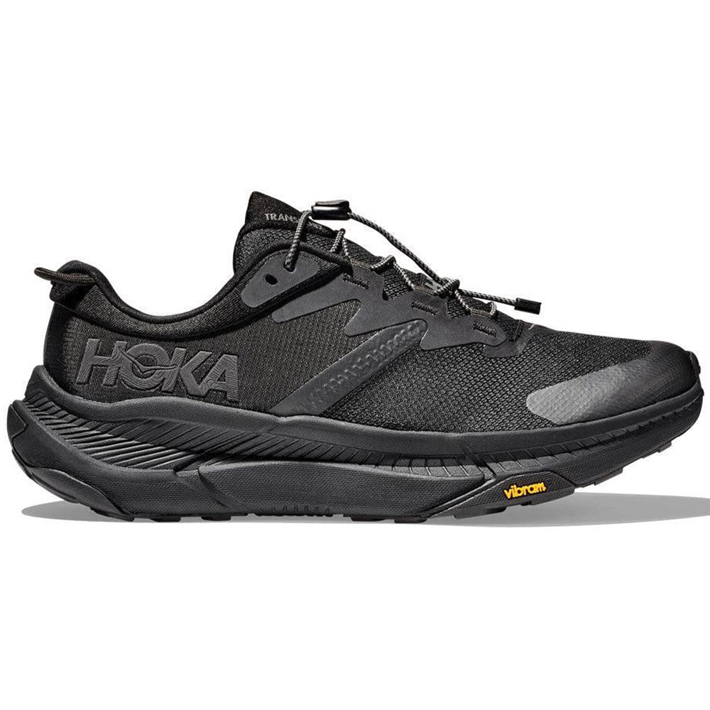 Men's Hoka Transport, Black/Black, 8 D Medium