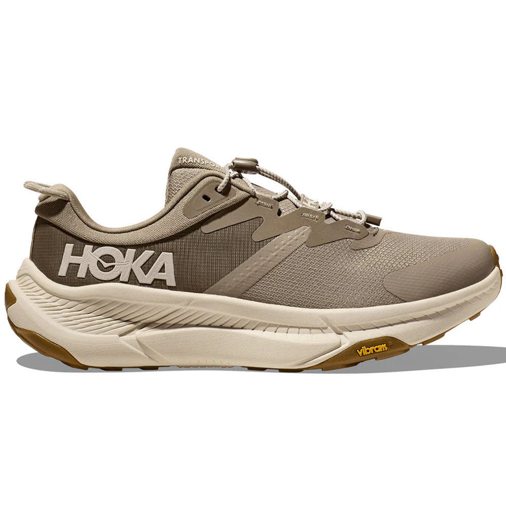 Men's Hoka Transport, Dune/Eggnog, 10 D Medium