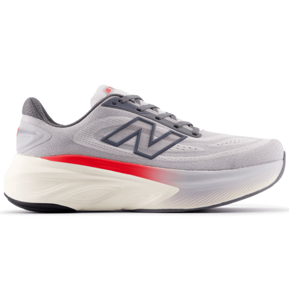 Men's New Balance Fresh Foam X More v6, Grey Matter/True Red/Castlerock, 13 4E Extra Wide