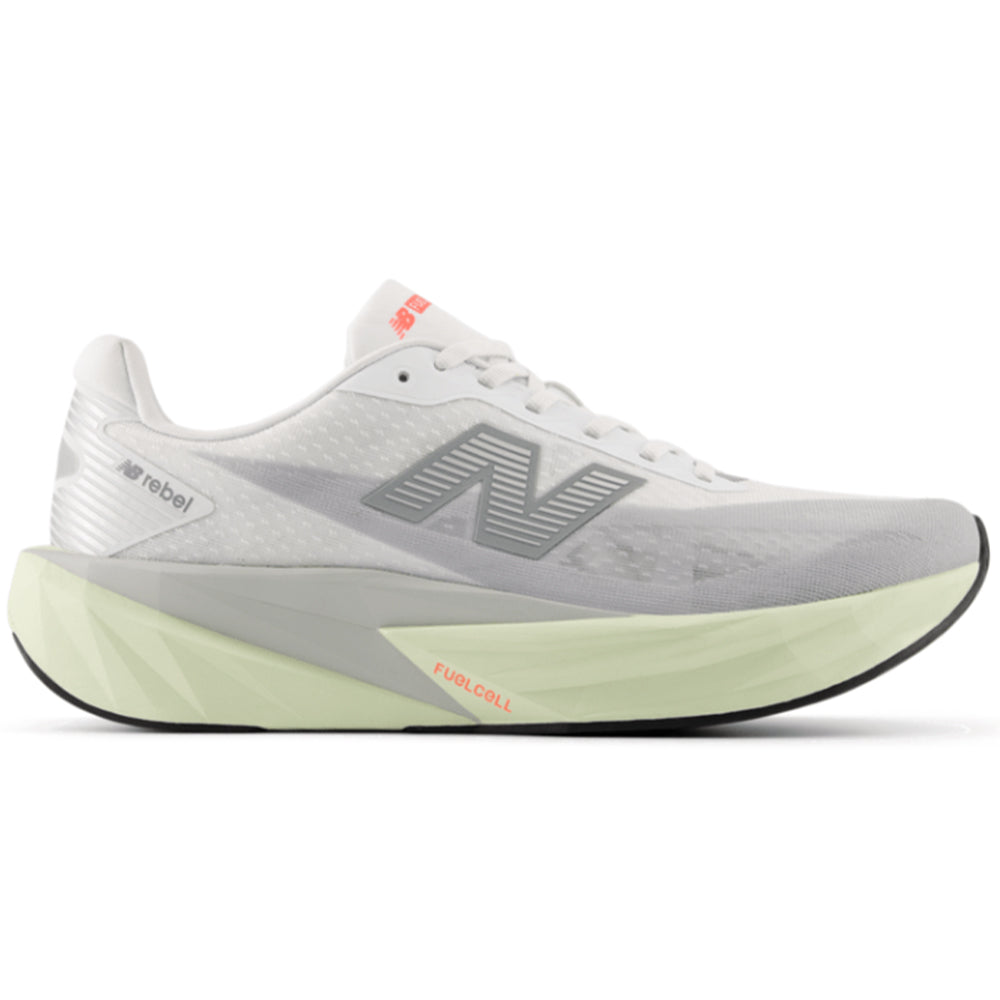 Men's New Balance FuelCell Rebel v5, Raincloud/Mineral/White, 10 D Medium