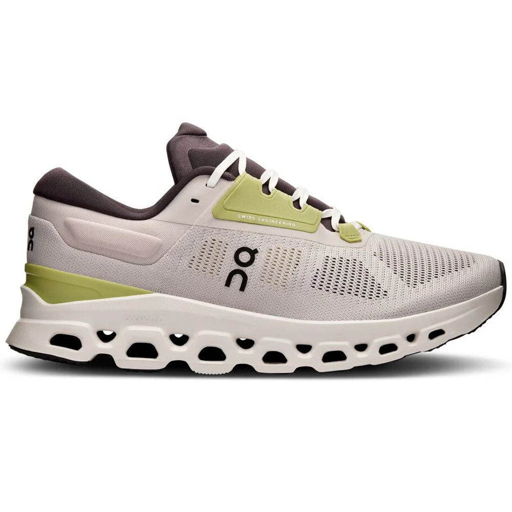 Mens On Cloudstratus 3, Pearl/Ivory, 13 D Medium