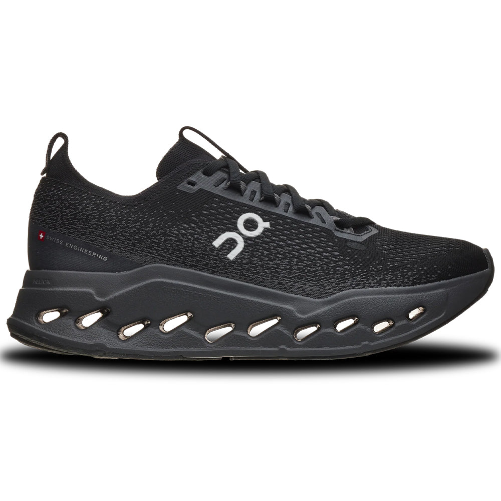 Men's On Cloudsurfer Max, Black/Eclipse, 14 2E Wide