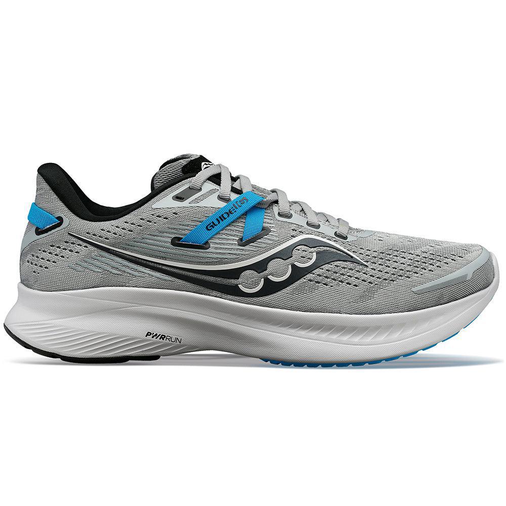 Men's Saucony Guide 16, Concrete/Viziblue, 15 D Medium
