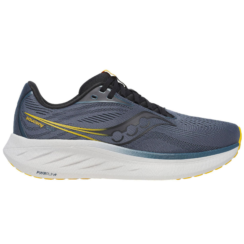 Mens Saucony Ride 18, Dusk/Pollen, 12 D Medium