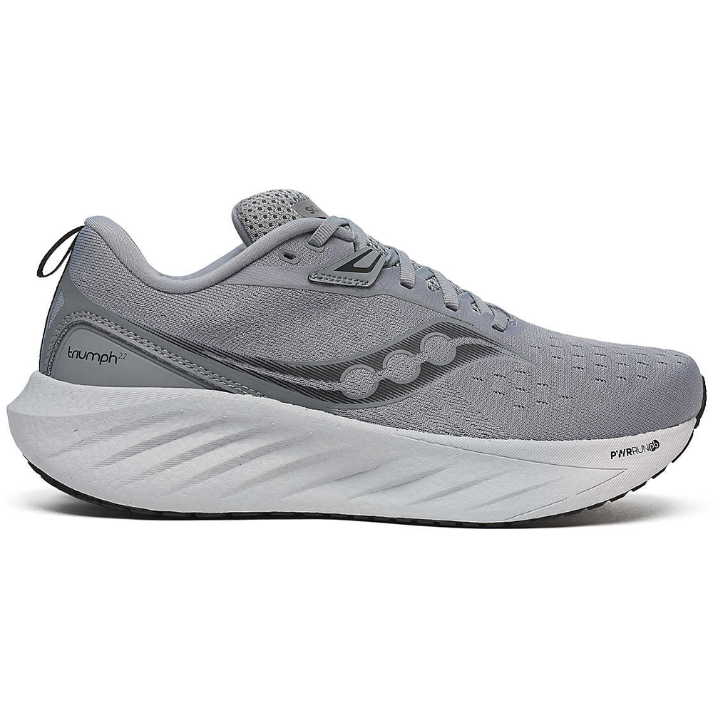 Men's Saucony Triumph 22, Flint/Black, 11 D Medium