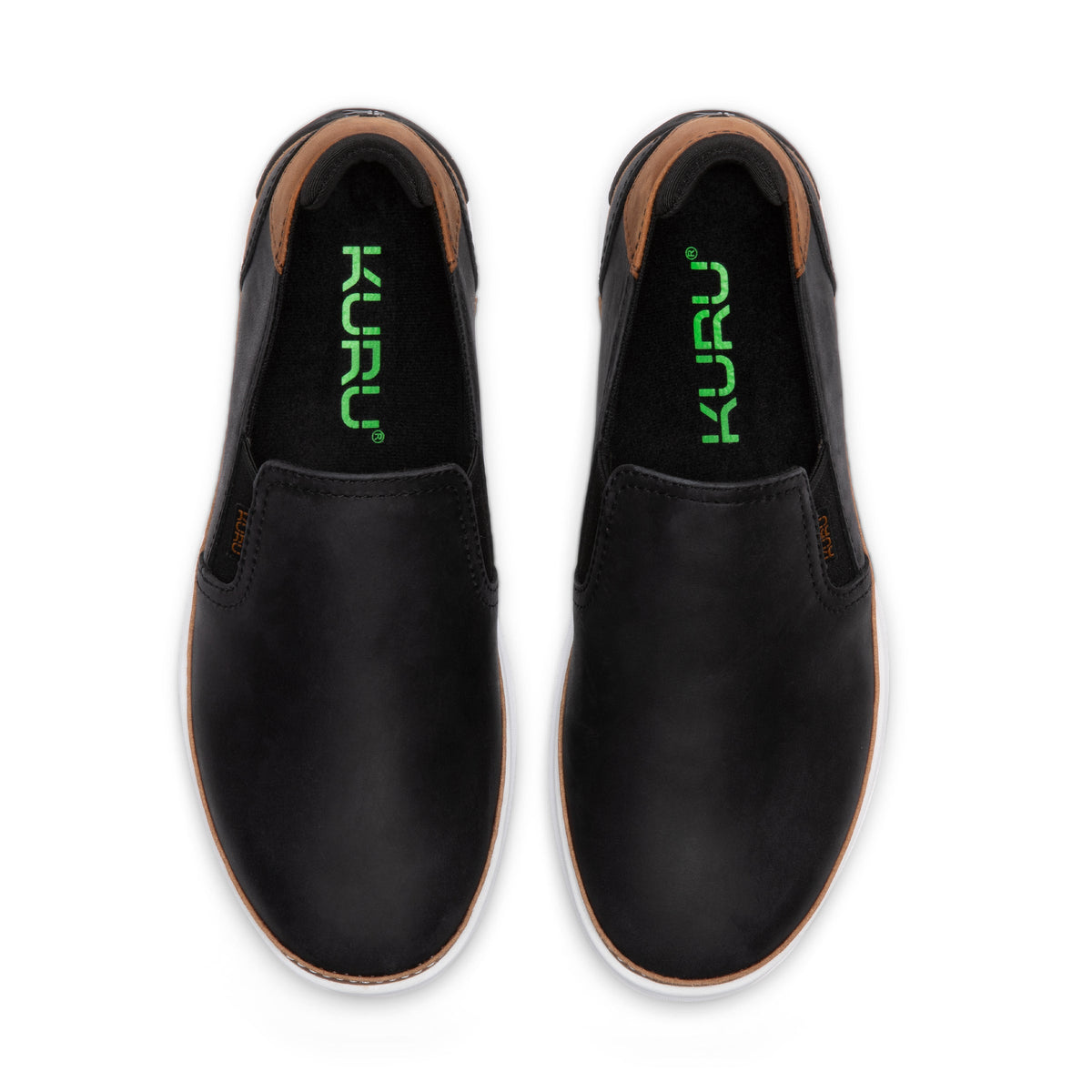 Women's KURU ROAM 2 Atla, Jet Black/Cognac