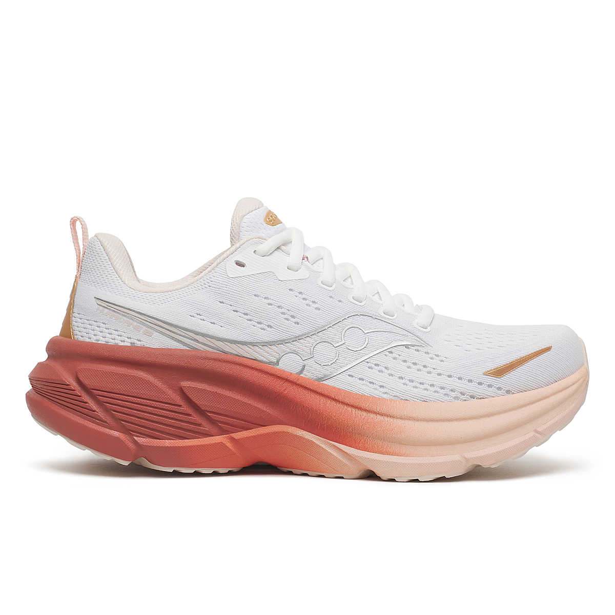 Women's Saucony Hurricane 25, White/Cameo, 7 D Wide