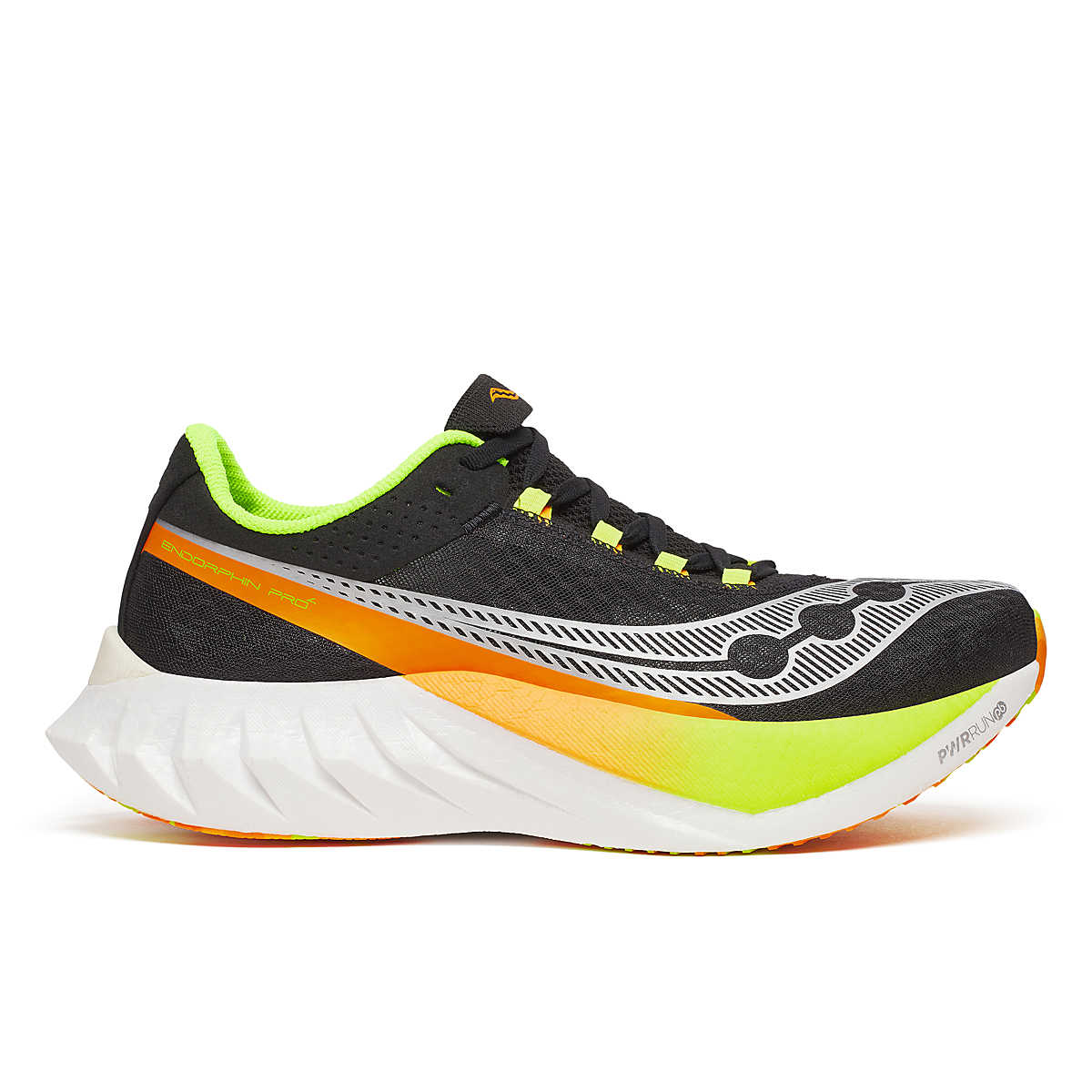 Mens Saucony Endorphin Pro 4, Black/Vo2, 12 D Medium