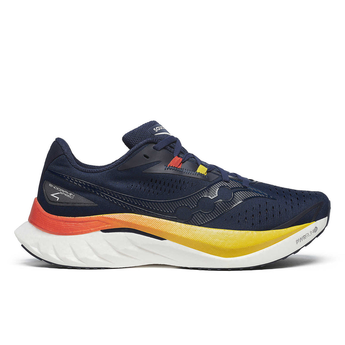 Men's Saucony Endorphin Speed 4, Navy/Pepper, 9.5 D Medium