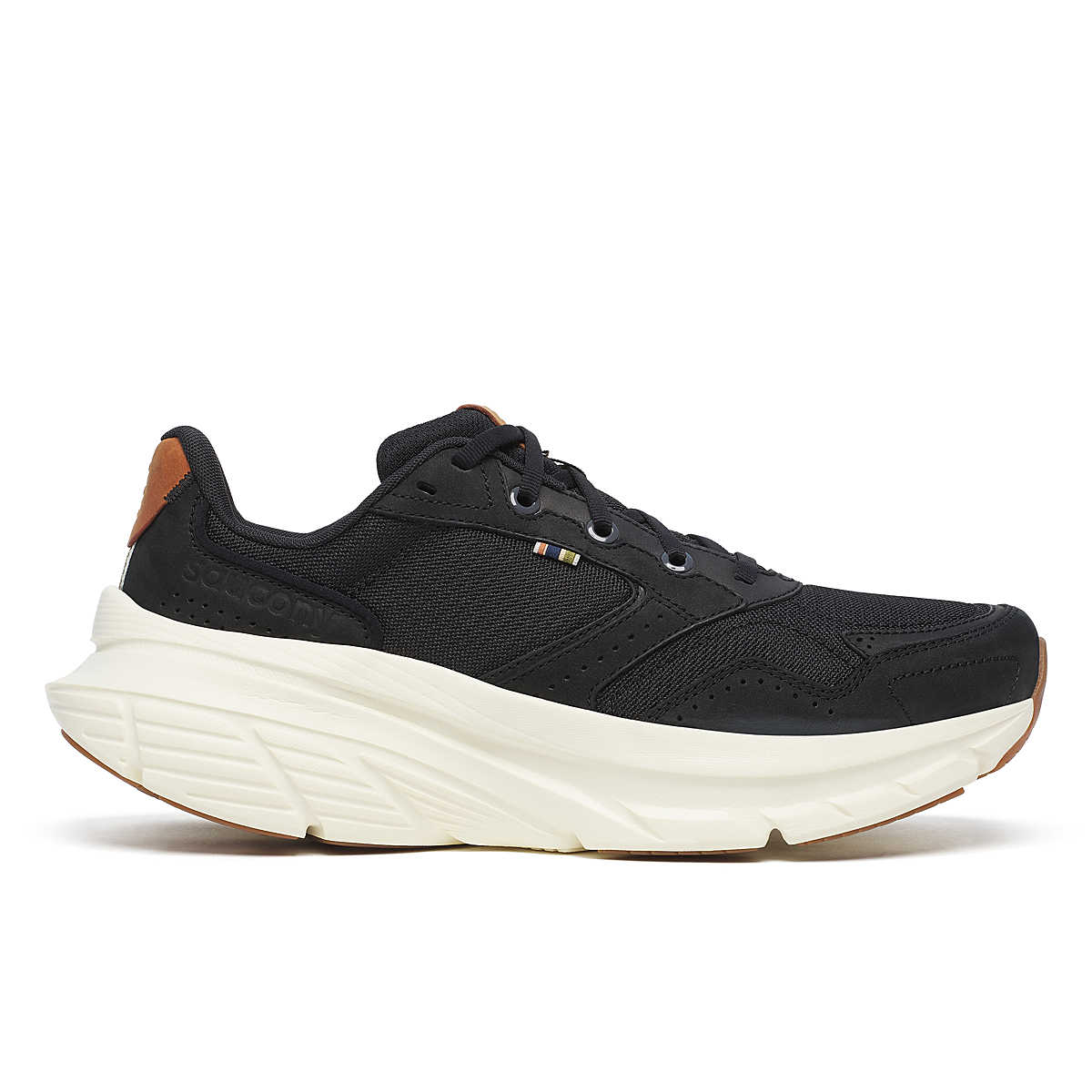 Mens Saucony Guide Metro, Black, 11.5 D Medium