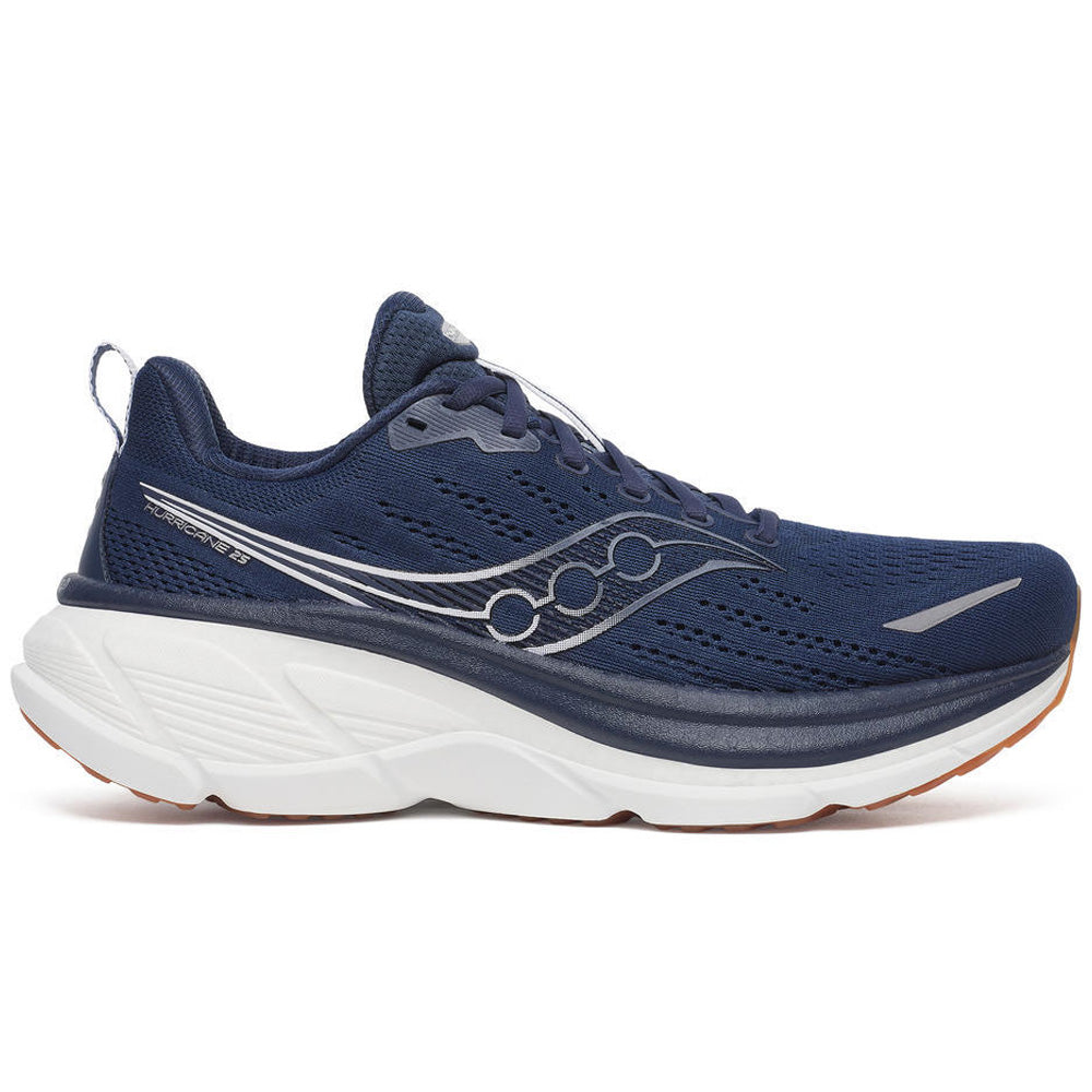 Men's Saucony Hurricane 25, Navy/Cloud, 11 D Medium