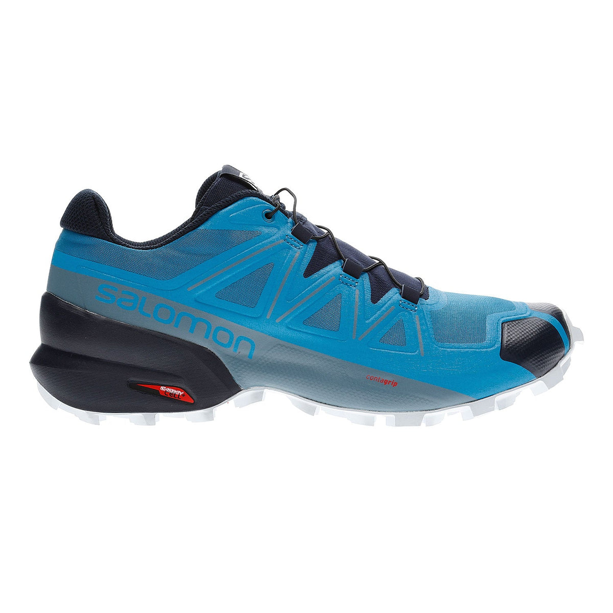 Men's Salomon Speedcross 5, Fjord Blue/Navy Blazer/Illusion Blue, 9.5 D Medium