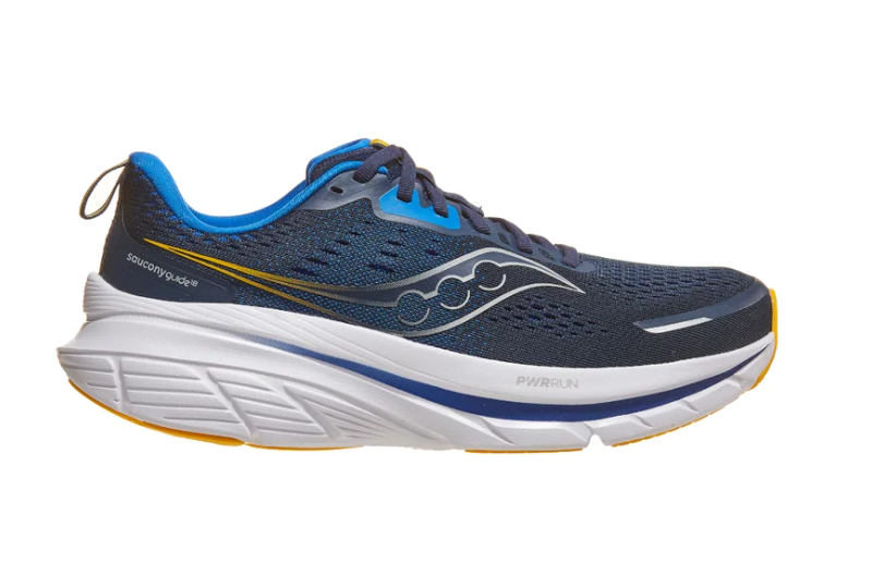Men's Saucony Guide 18, Black/Lapis, 7.5 D Medium