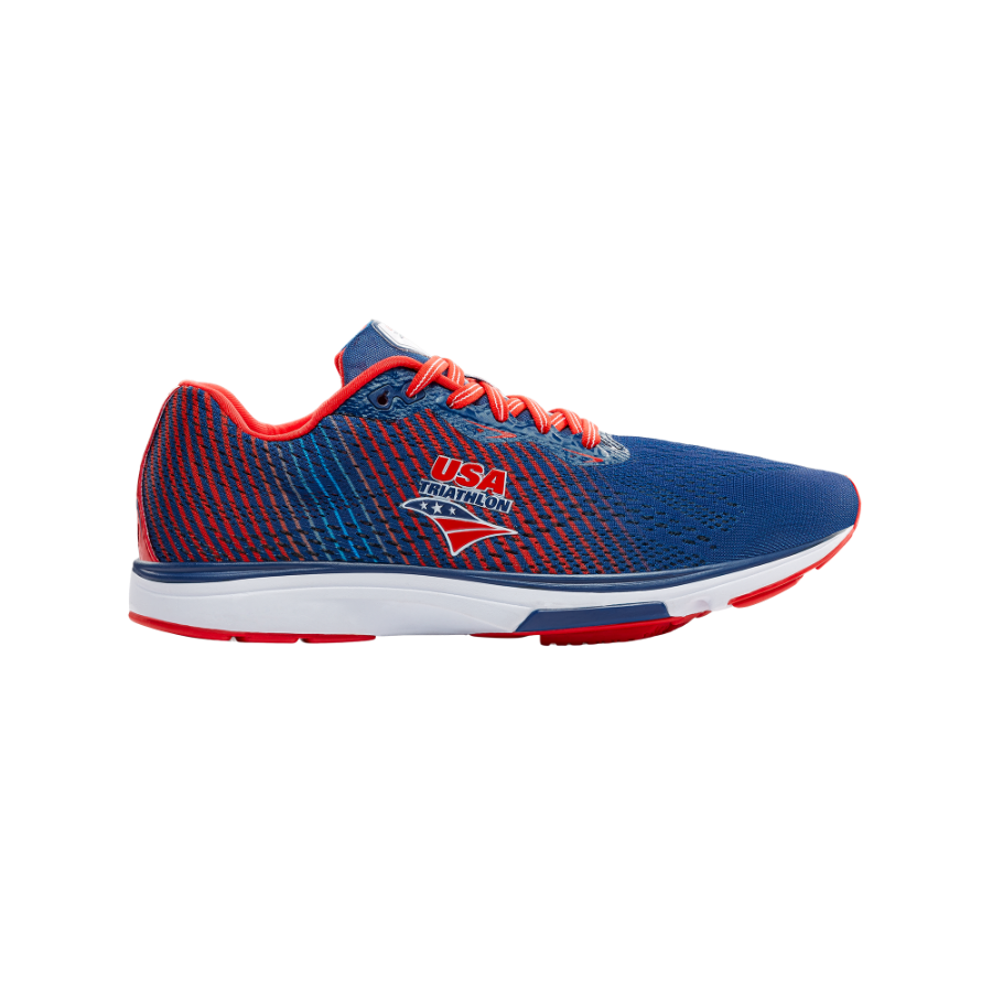 Women's Newton Running Fate 8, Red/Blue, 7.5 B Medium
