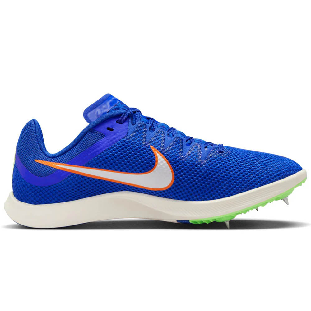 Women's Nike Rival Distance, Racer Blue/White/Lime Blast, 7 B Medium