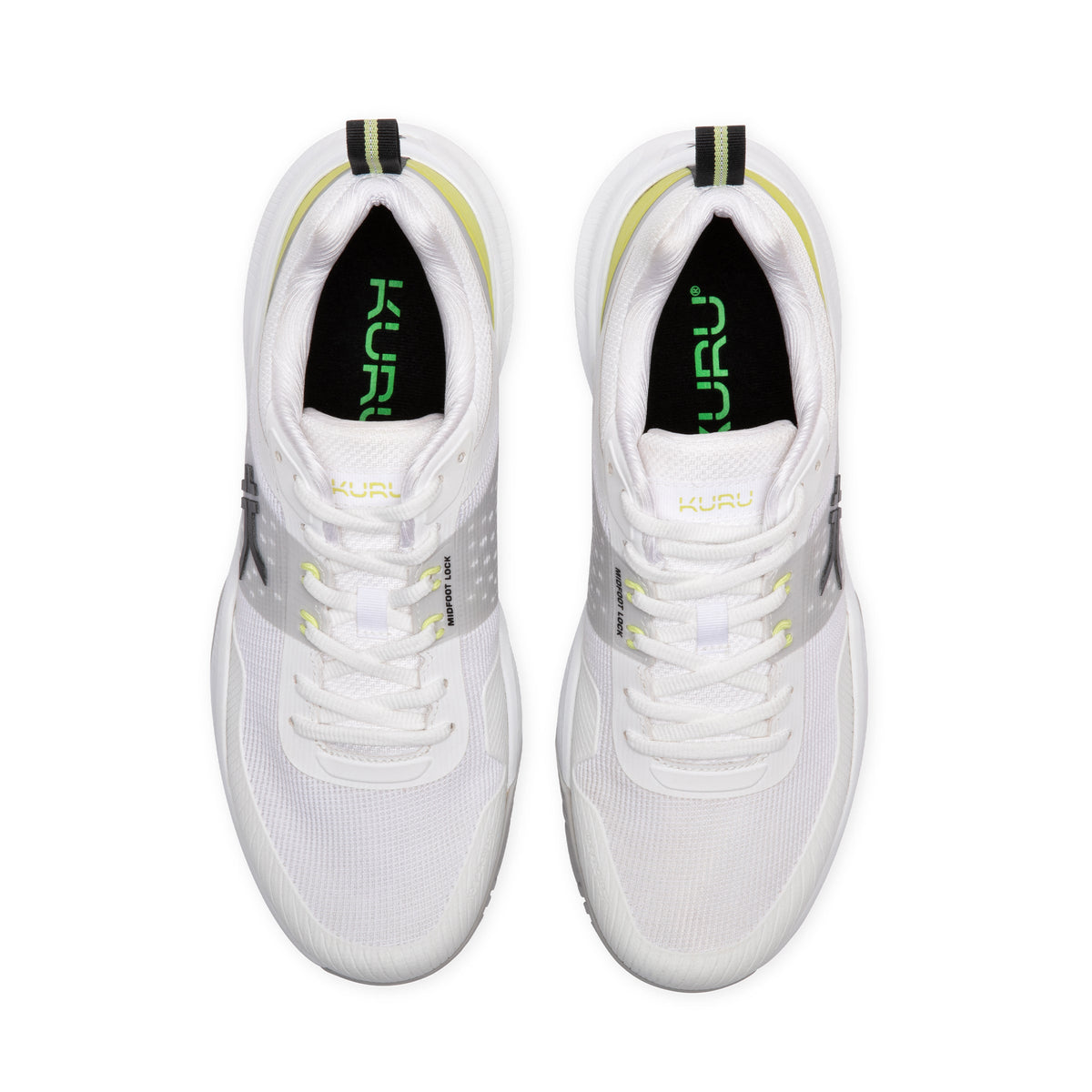 Men's KURU VELOCITY, Bright White/Limelight
