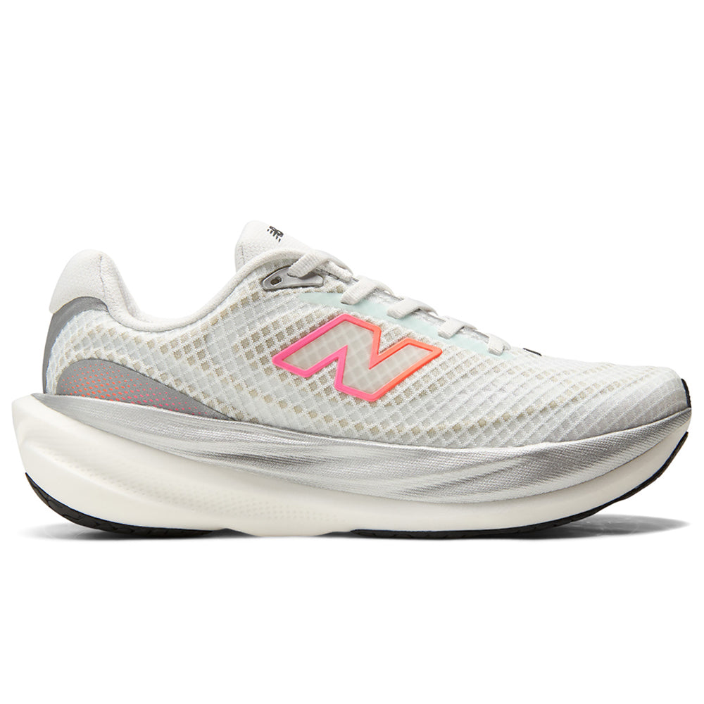 Women's New Balance Fresh Foam X 1080v15, NB 103 White/Pink Heat/Tangerine Heat, 9.5 B Medium