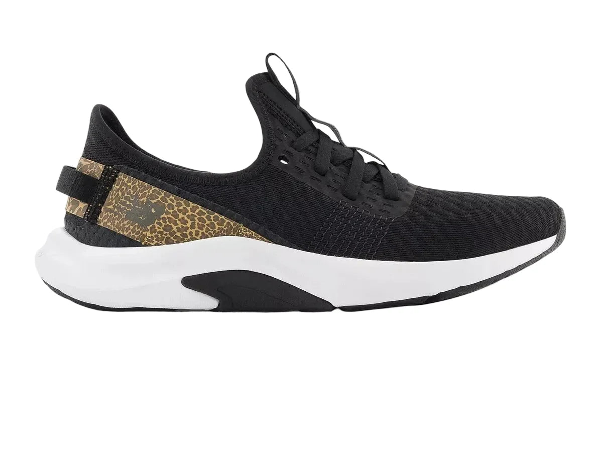 Women's New Balance Nergize Sport V2, Black/White/Brown, 10 B Medium