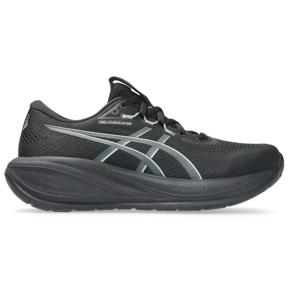 Women's Asics Gel-Cumulus 28, Black/Carrier Grey, 10.5 B Medium