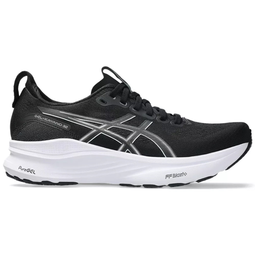 Women's Asics Gel-Kayano 32, Black/White, 8.5 B Medium