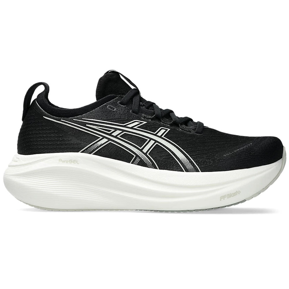 Women's Asics Gel-Nimbus 27, Black/Lake Grey, 11 2A Narrow