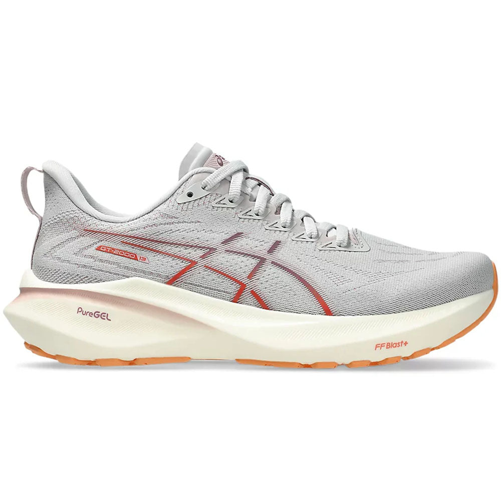 Womens Asics GT-2000 13, Concrete/Watershed Rose, 10 B Medium