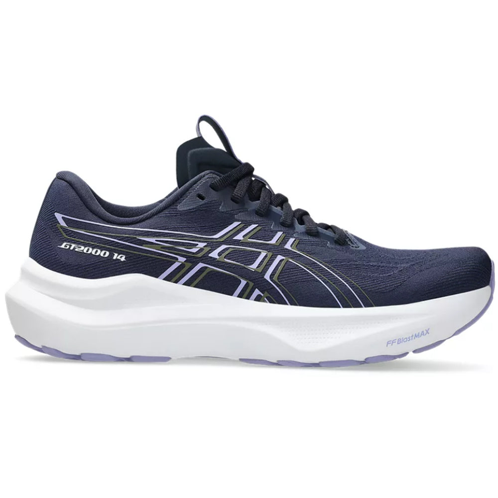 Women's Asics GT-2000 14, Midnight/Bluebell, 10.5 B Medium
