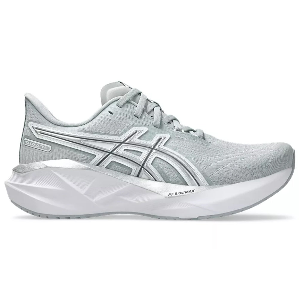 Women's Asics Novablast 5 ATC, Piedmont Grey/Pure Silver, 7 B Medium