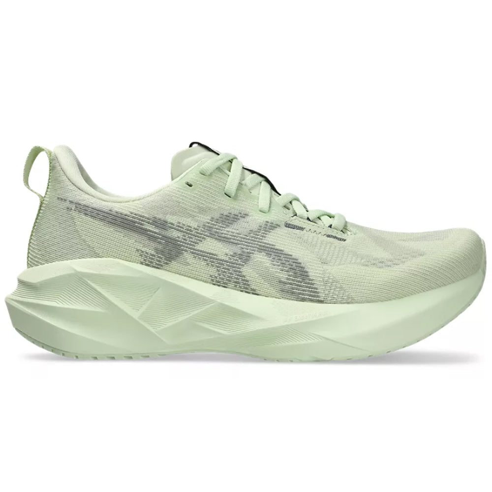 Women's Asics Novablast 5, Whisper Green/Monument Blue, 8 B Medium