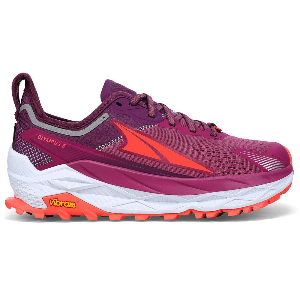 Women's Altra Olympus 5, Purple/Orange, 12 B Medium