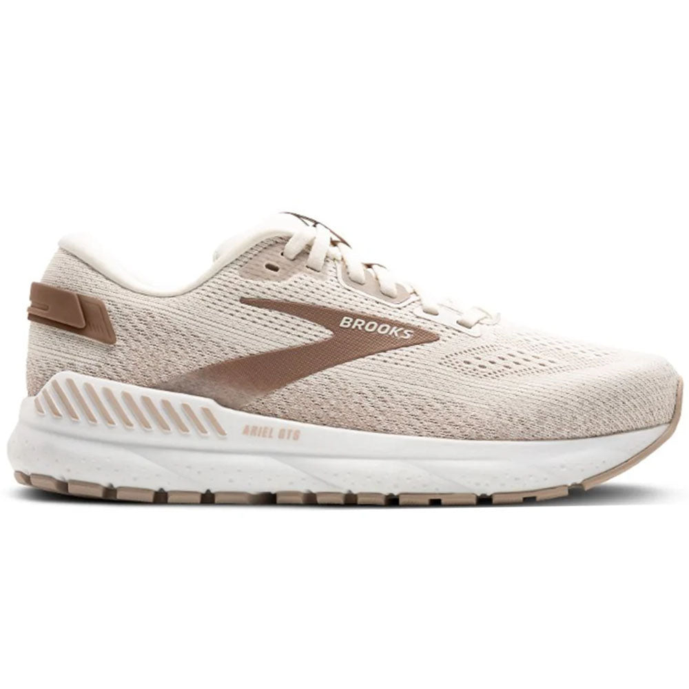 Women's Brooks Ariel GTS 24, Coconut/Chateau/Portabella, 7 2E Extra Wide