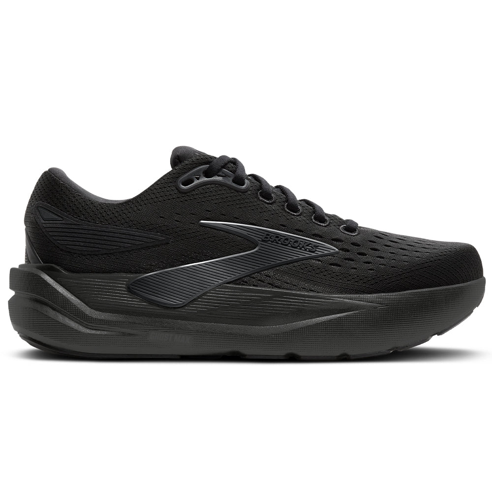 Women's Brooks Ghost Max 3, Black/Black/Ebony, 11 D Wide