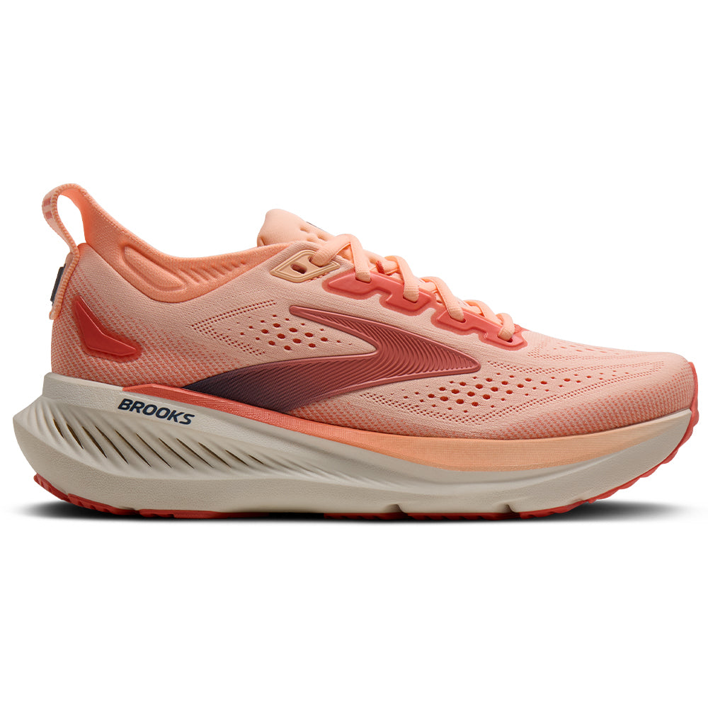 Women's Brooks Glycerin 23, Coral/Peach/Spellbound, 7 B Medium