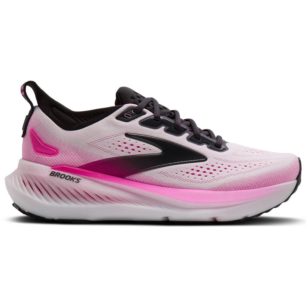 Women's Brooks Glycerin 23, White/Phantom/Cyber Pink, 5.5 B Medium