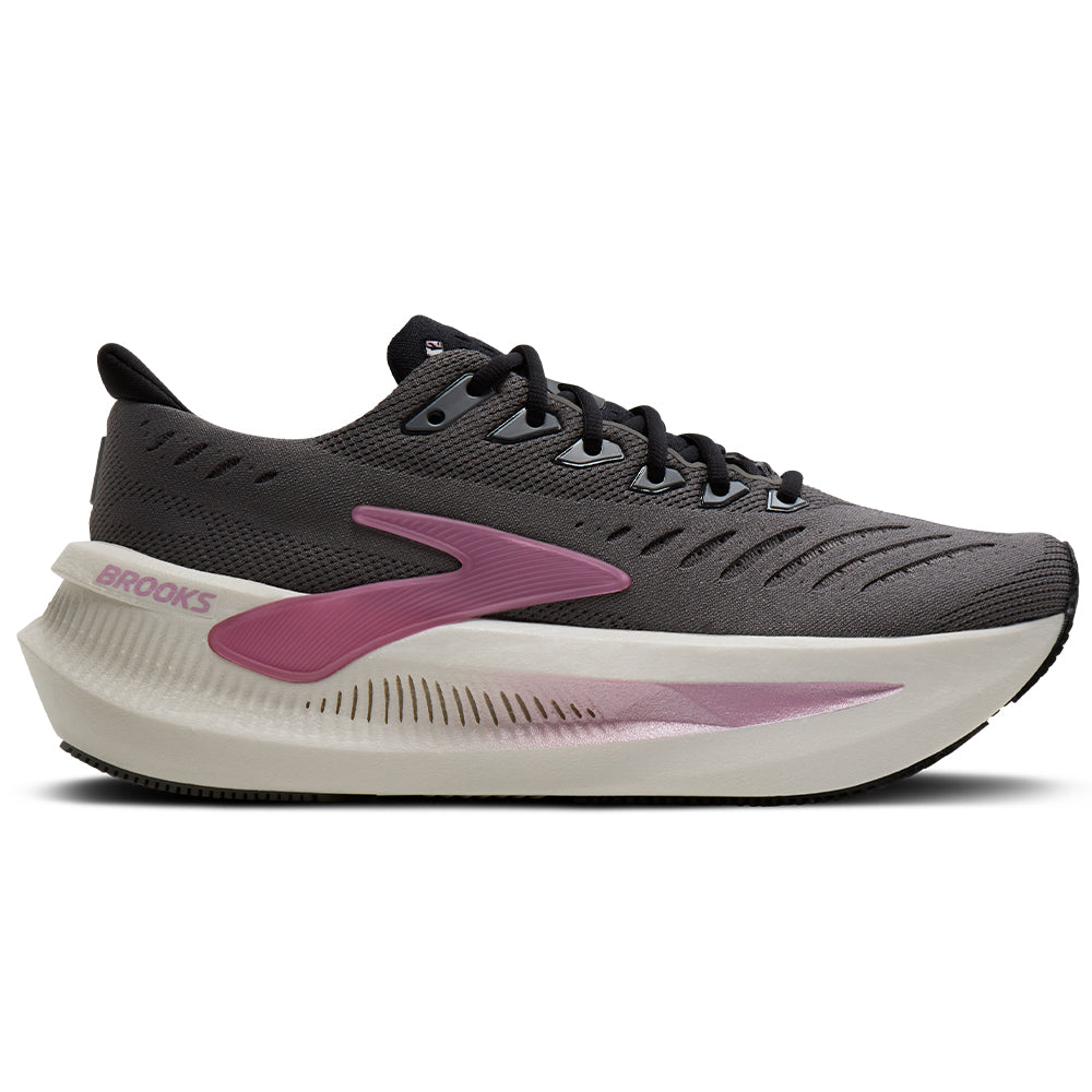 Women's Brooks Glycerin Max 2, Grey/Coconut/Metallic, 12 B Medium