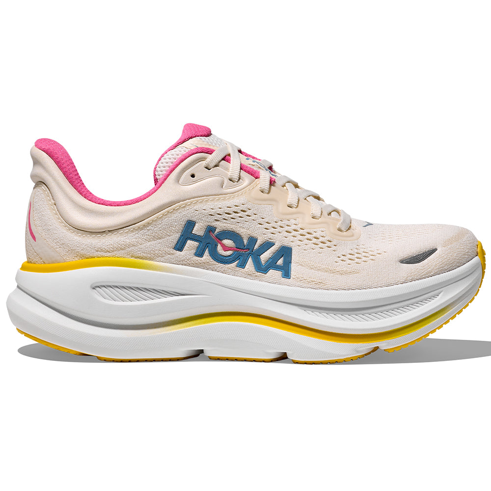 Women's Hoka Bondi 9, Alabaster/Birch, 7 B Medium