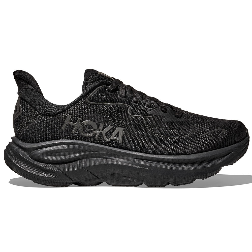 Women's Hoka Clifton 10, Black/Black, 7 B Medium