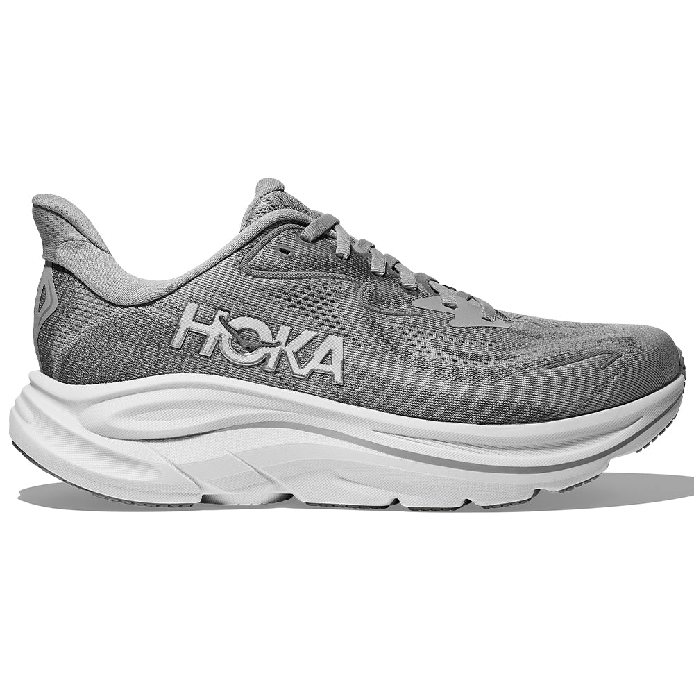 Women's Hoka Clifton 10, Stellar Grey/Galactic Grey, 8 B Medium