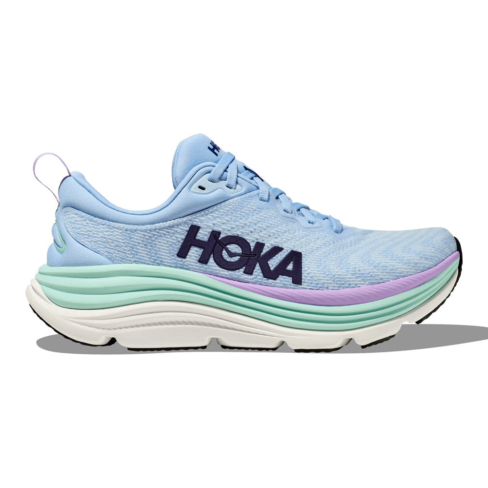 Women's Hoka Gaviota 5, Airy Blue/Sunlit Ocean, 5 B Medium