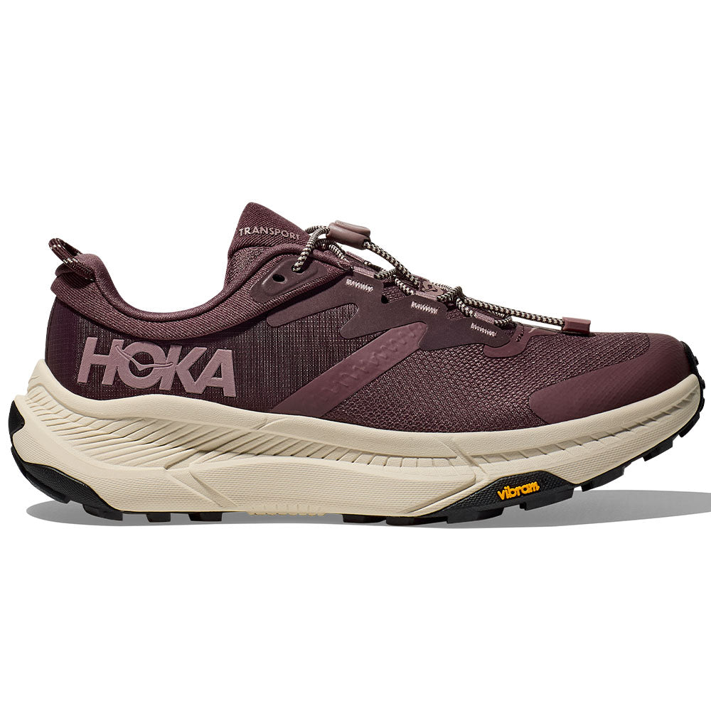 Women's Hoka Transport, Smoky Quartz/Oat Milk, 9.5 B Medium