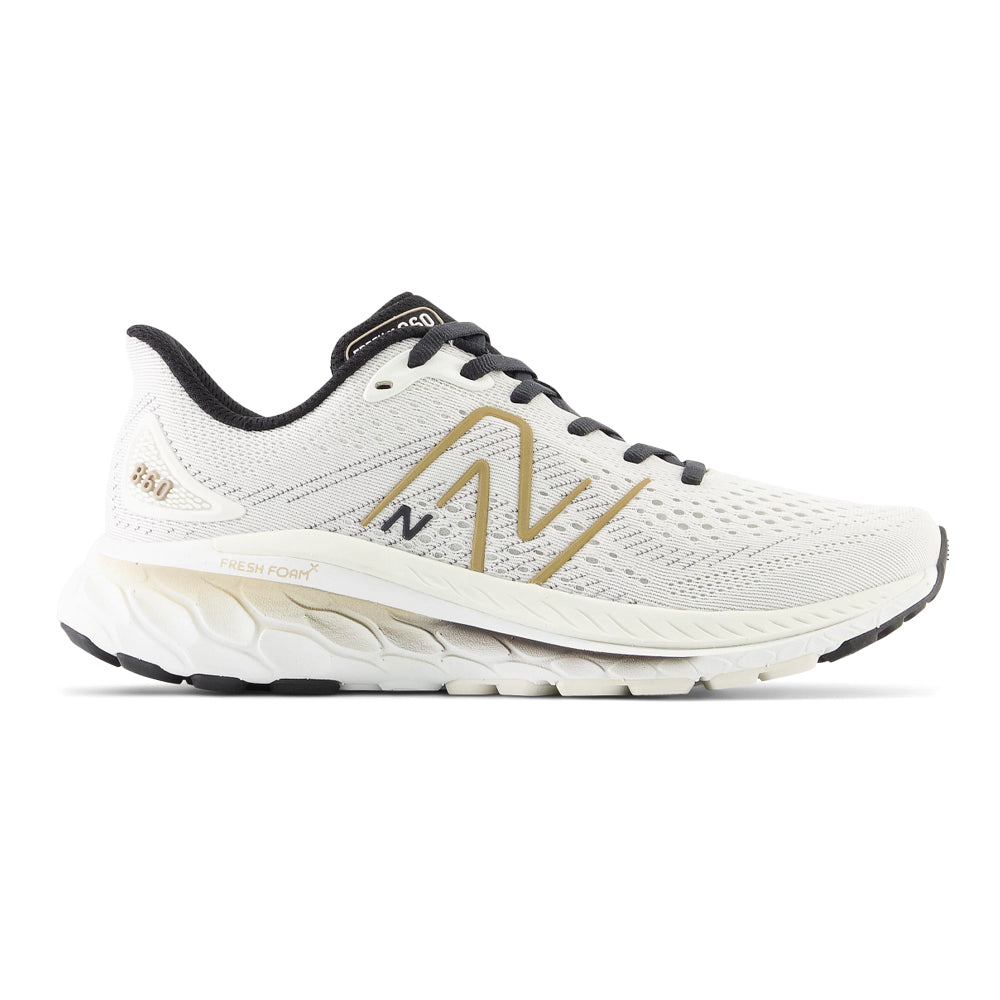 Womens New Balance Fresh Foam X 860v13, Sea Salt/Black, 12 D Wide